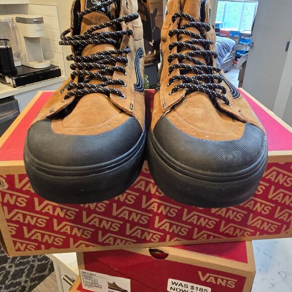 VANS SK8-Hi MTE-2 Dachshund Brown Black Sneaker Boots VN0A5HZZFW6 Mens Sz 10 NEW - Picture 5 of 16